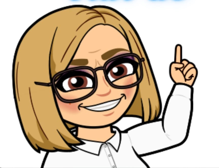 Elena señalando (avatar)